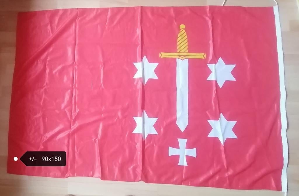 Vlag Haarlem ong 90 x 150, Diversen, Ophalen of Verzenden, Zo goed als nieuw