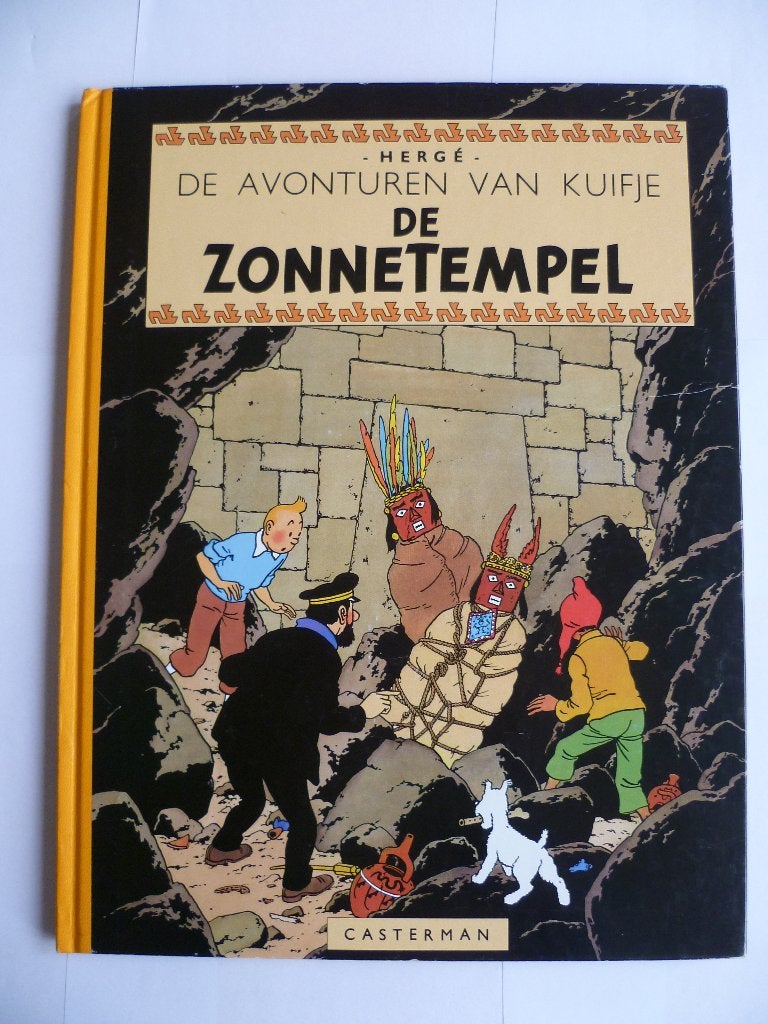 KUIFJE 1E DRUK FACSIMILE UITGAVE"DE ZONNETEMPEL"UIT 2001, Boeken, Eén stripboek, Ophalen of Verzenden, Zo goed als nieuw, Hergé