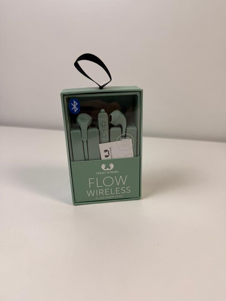 Fresh 'n Rebel Flow In-Ear Koptelefoon Groen, Ophalen of Verzenden, Nieuw, Overige merken, Draadloos
