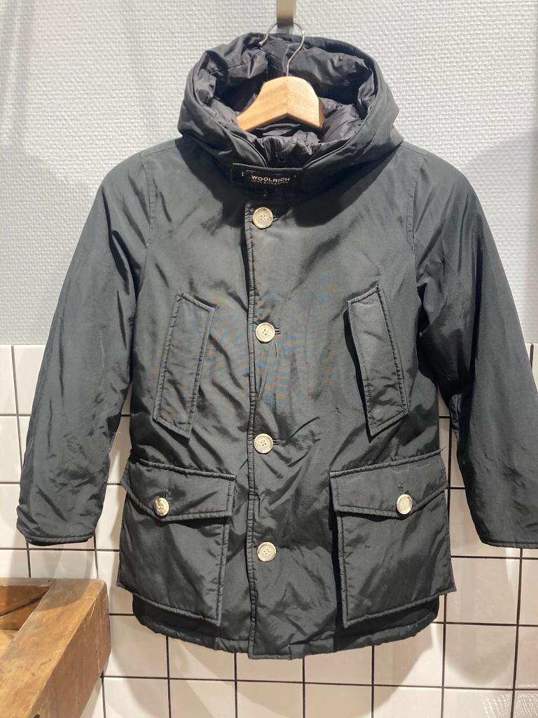 WOOLRICH arctic parka zwart kids 8 jaar, Jongen of Meisje, Ophalen of Verzenden, Zo goed als nieuw, Woolrich