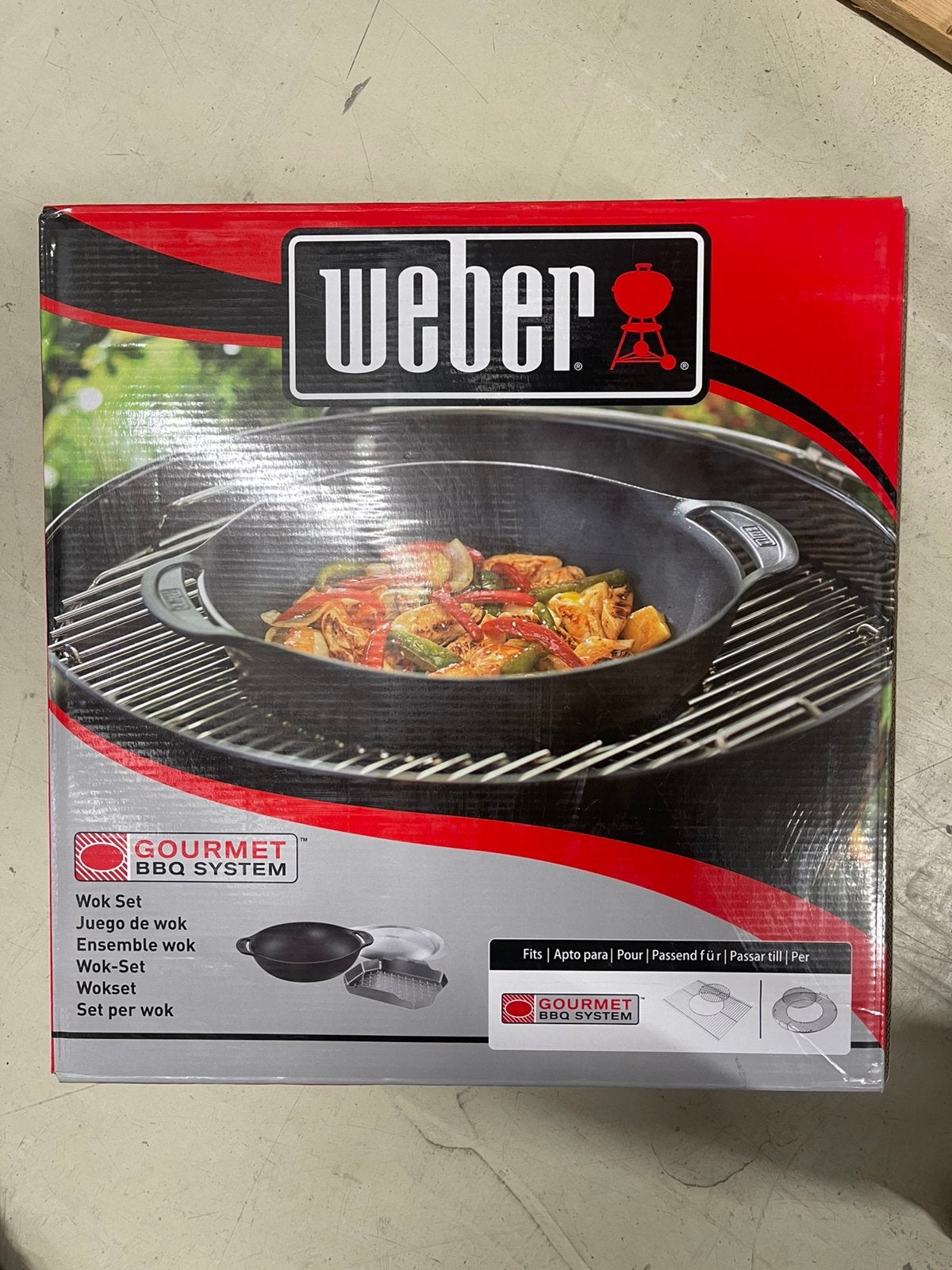 Weber Wok Set - Gourmet BBQ System (GBS), Ophalen of Verzenden, Nieuw