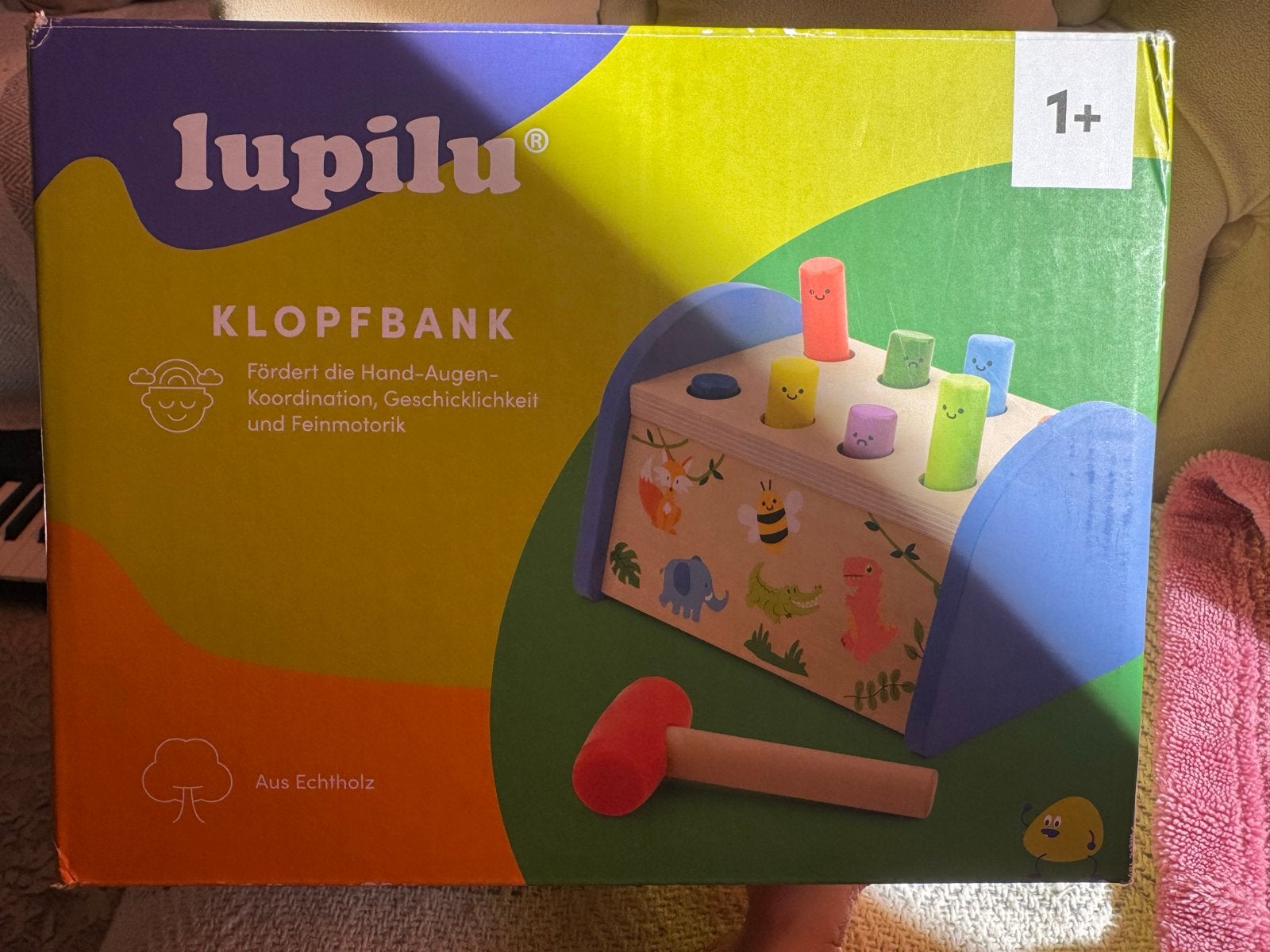 Lupilu Klopbank Houten Hamertje Tik Speelgoed, Ophalen of Verzenden, Nieuw, Overige typen