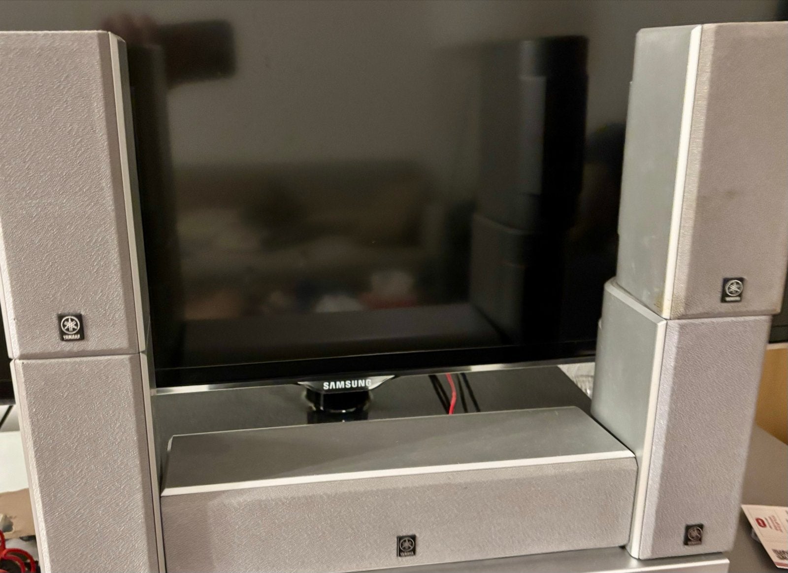 Yamaha Cinema Systeem Luidsprekers., Gebruikt, Ophalen of Verzenden, 5.1-systeem, Minder dan 40 watt