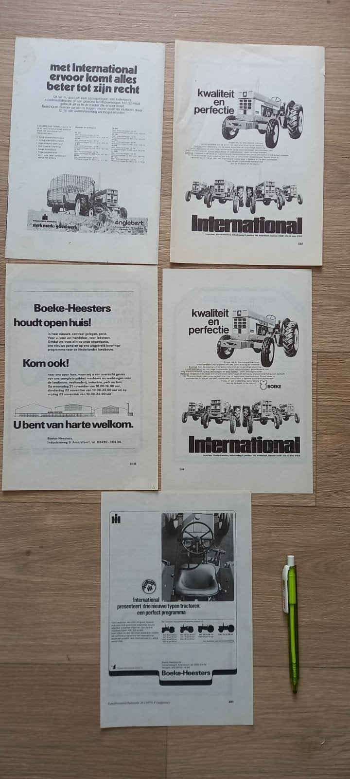 International advertenties., Ophalen of Verzenden