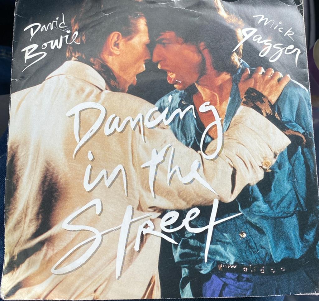 David Bowie & Mick Jagger lp singel, Ophalen of Verzenden, Zo goed als nieuw, Pop, Overige typen