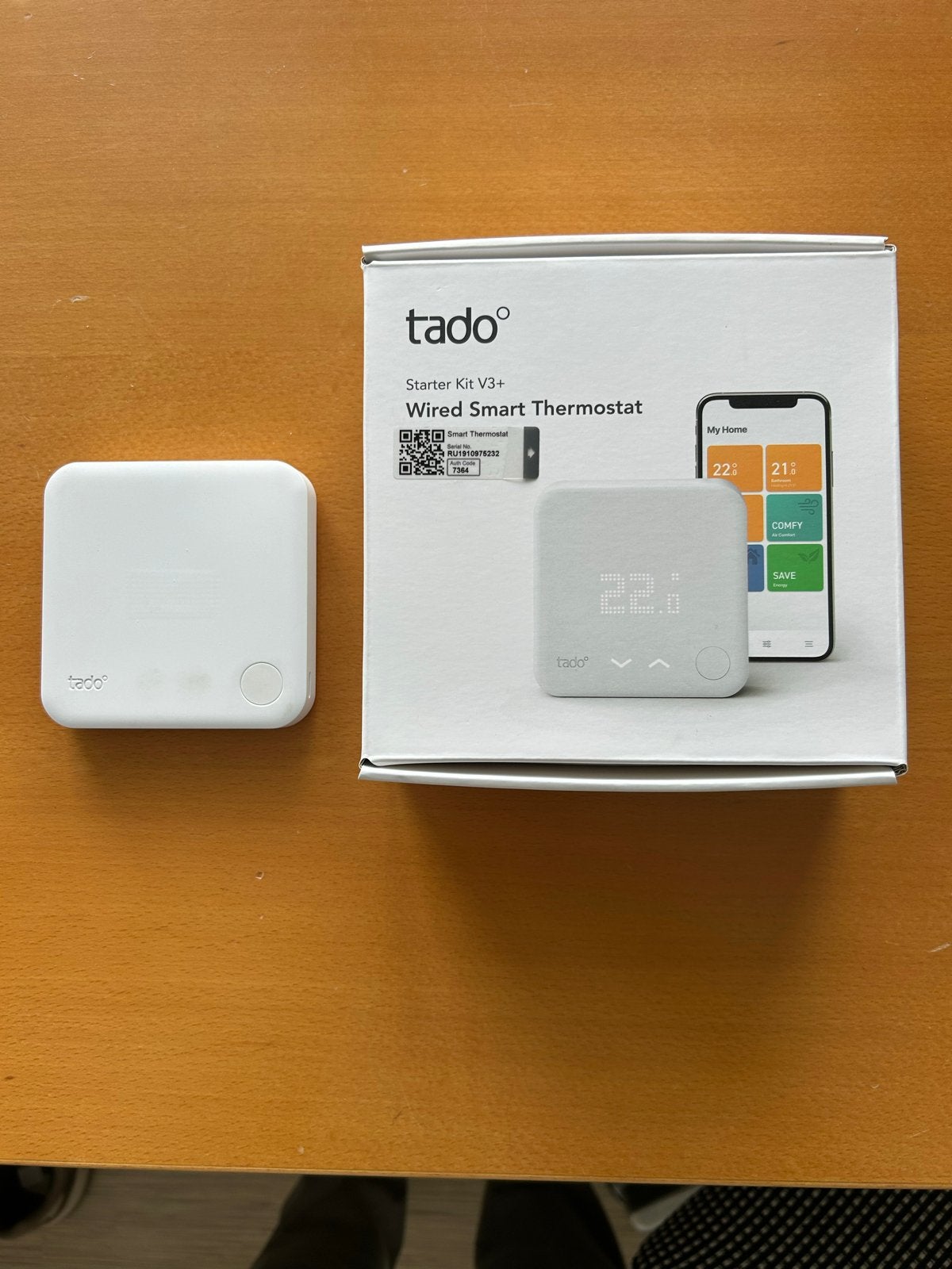 Tado Slimme Thermostaat Starter Kit V3+ (Bedraad), Ophalen of Verzenden, Slimme thermostaat, Zo goed als nieuw