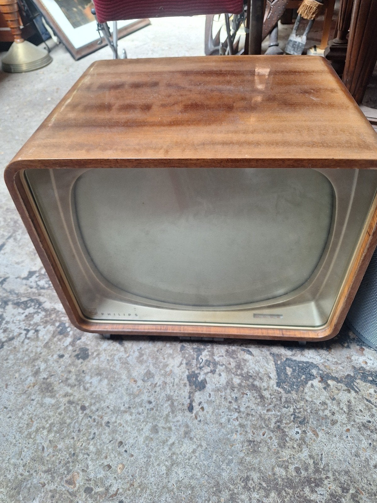 Antieke Philips TV 17TX291A - Vintage Televisie, Ophalen