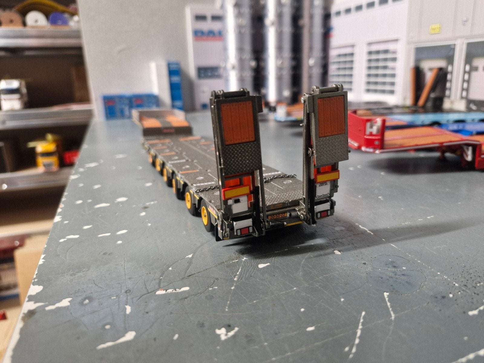 6 asser dieplader nooteboom uitschuifbaar wsi, Ophalen of Verzenden, Zo goed als nieuw, Bus of Vrachtwagen, Wsi