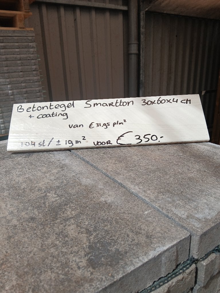 Betontegels, Tuin en Terras, Ophalen, Nieuw, 10 m² of meer, Beton
