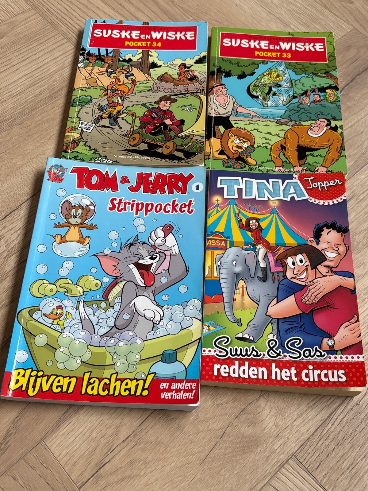 Diverse Strippockets - 4 stuks, Meerdere stripboeken, Ophalen of Verzenden, Zo goed als nieuw