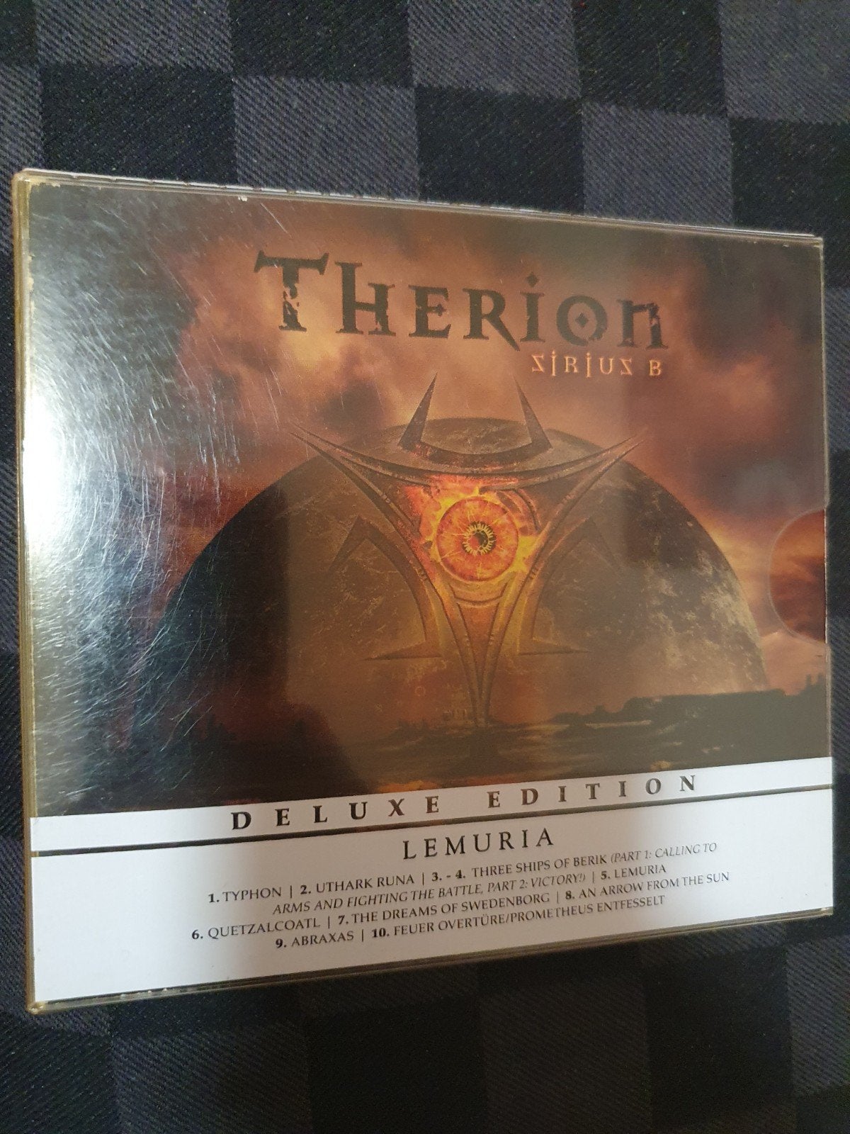 Therion lemuria / sirius b  deluxe edition 2 cd digipack, Cd's en Dvd's, Verzenden, Gebruikt