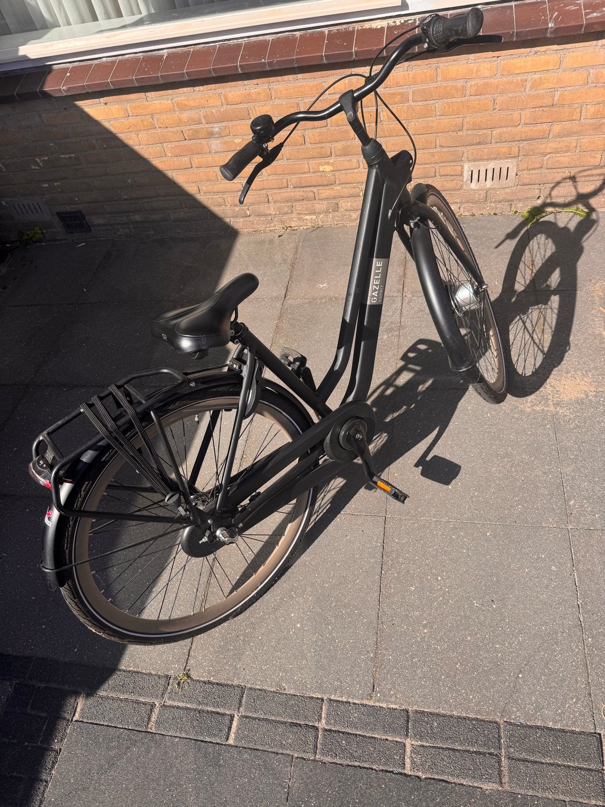 Gazelle Esprit Damesfiets - Zwart, 3 versnellingen, Fietsen en Brommers, Fietsen | Dames | Damesfietsen, Ophalen, Terugtraprem