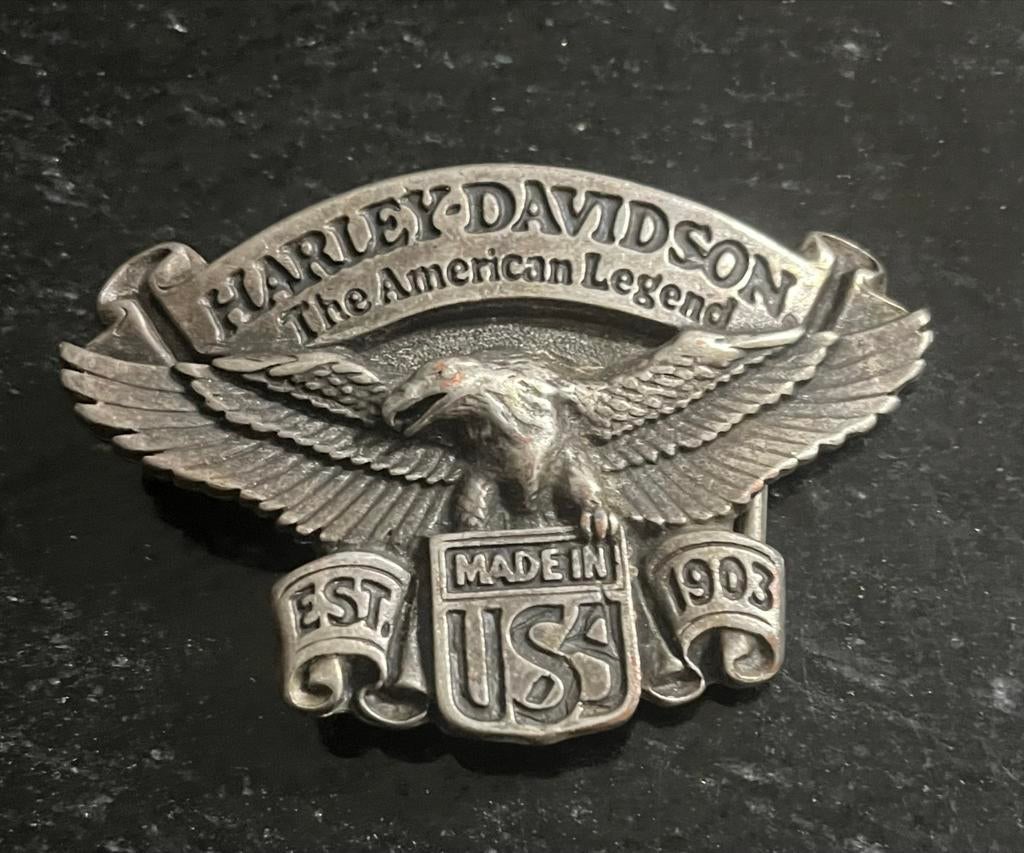 Harley Davidson gesp, Kleding | Heren, Ophalen of Verzenden, Gedragen, Overige kleuren, Losse buckle of gesp