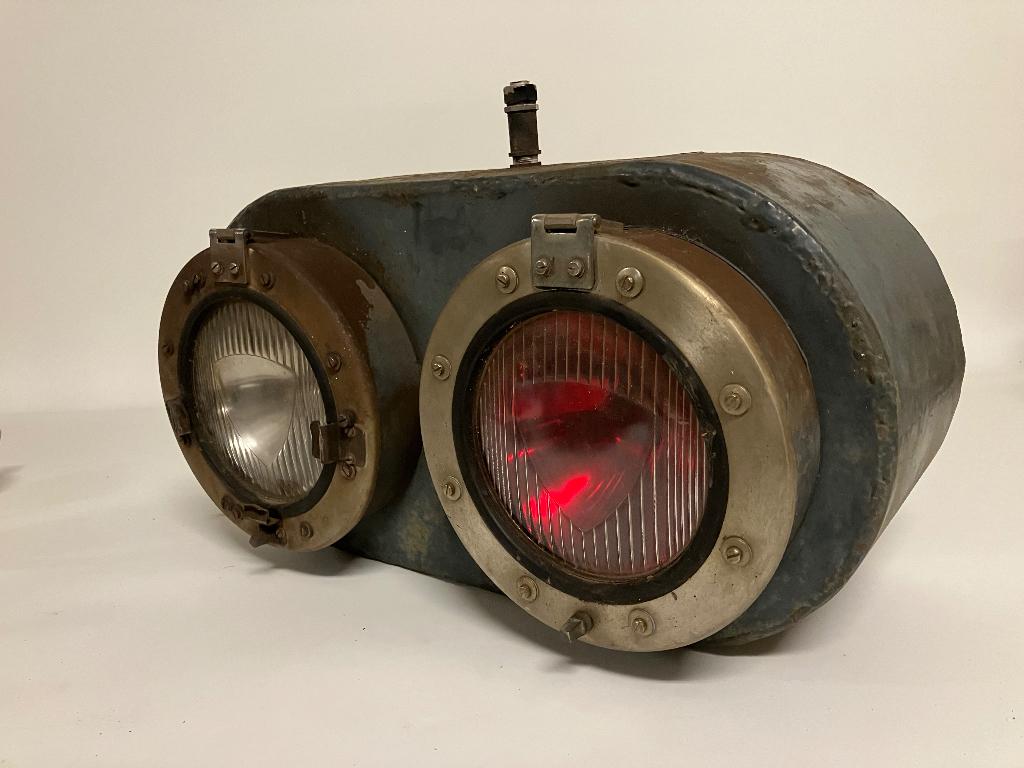 Stationslamp Seinlamp spoorwegen, Verzamelen, Spoorwegen en Tramwegen, Trein, Gebruikt, Overige typen, Onbekend