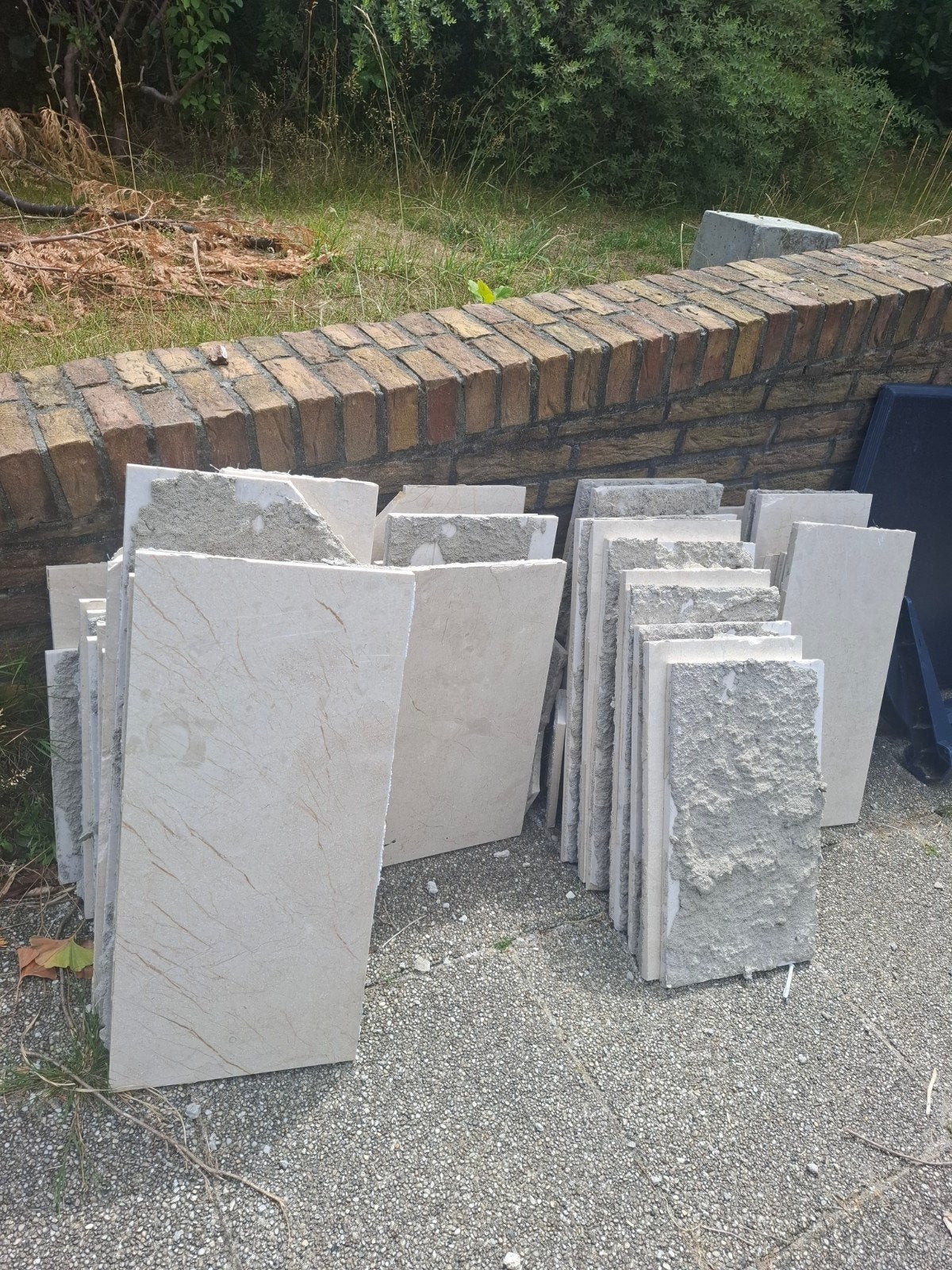 spaans marmer 120 bij 40 cm, Doe-het-zelf en Verbouw, Tegels, Ophalen, 60 cm of meer, Overige typen, Minder dan 5 m²