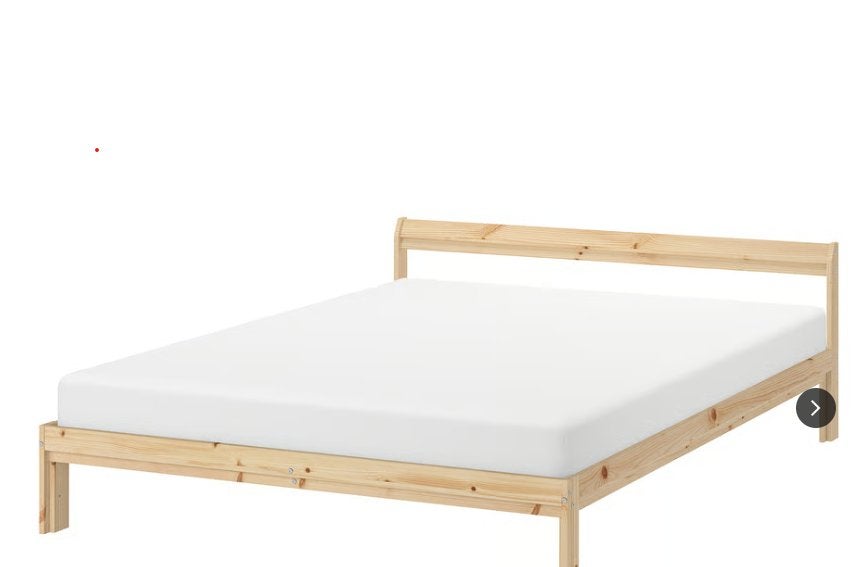 Ikea bedframe, Ophalen, Wit, Tweepersoons, 140 cm