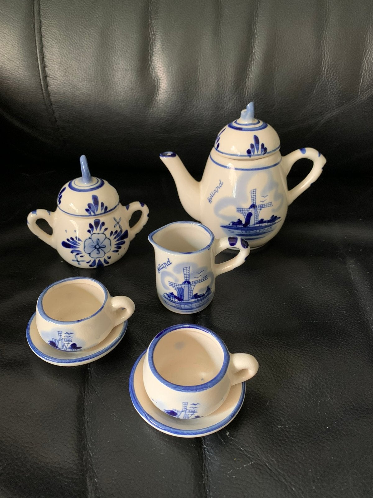 Delftsblauw Mini Theeserviesje, Ophalen of Verzenden