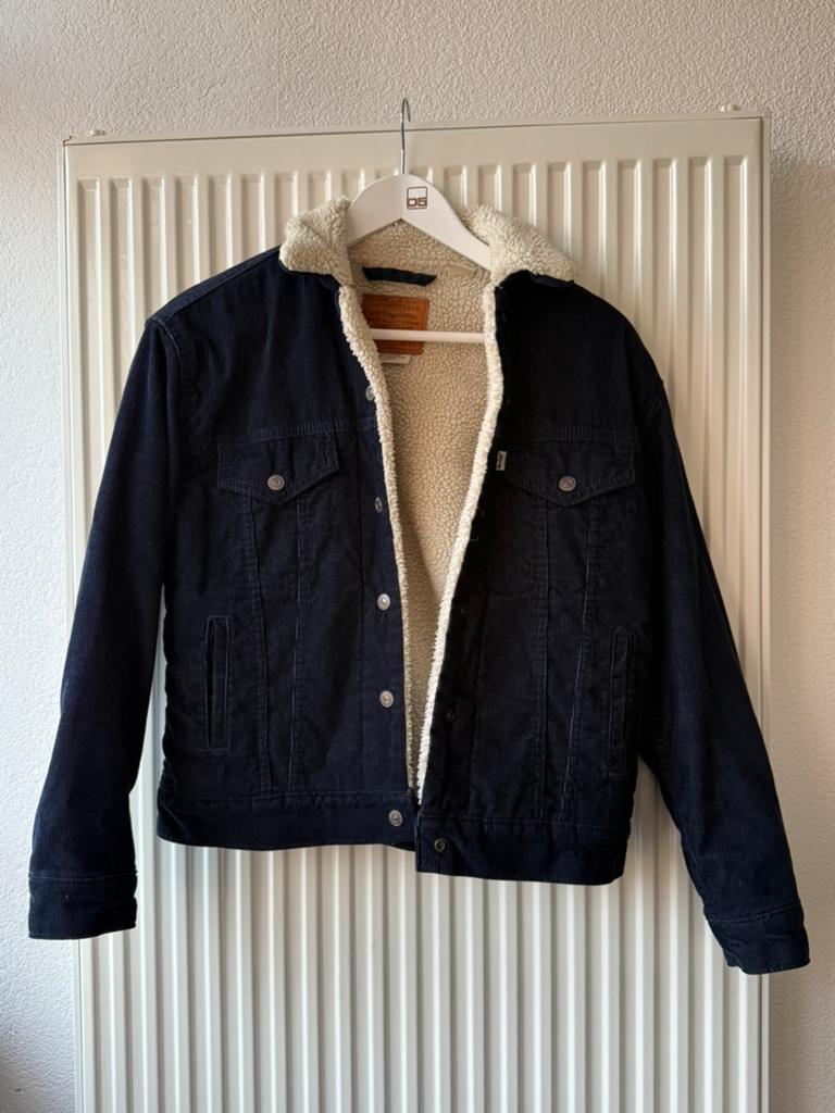 Levi's jas maat XS, Ophalen of Verzenden, Zo goed als nieuw, Maat 34 (XS) of kleiner, Blauw