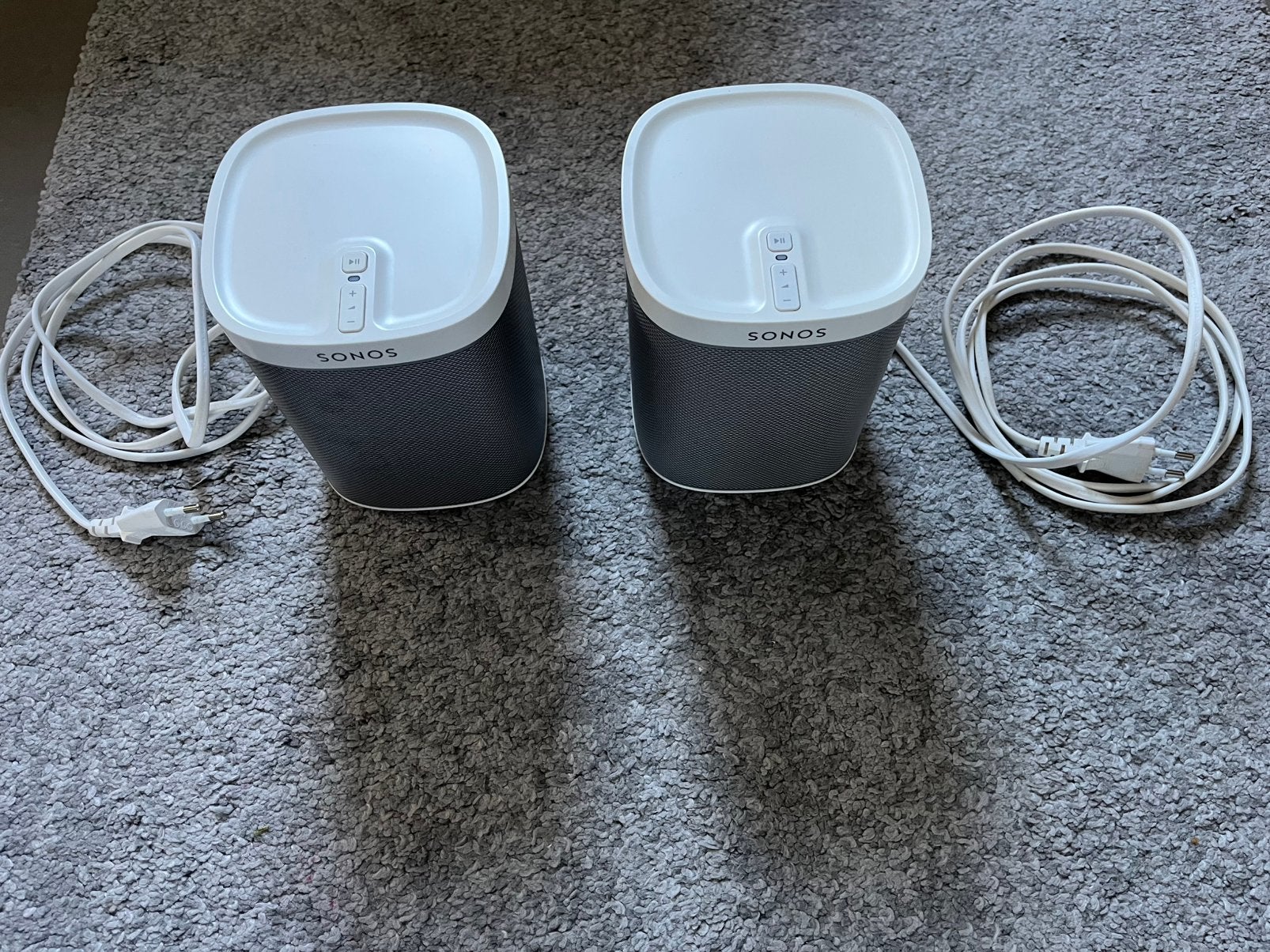 Sonos play 1 wit 2 stuks, Computers en Software, Ophalen, Zo goed als nieuw