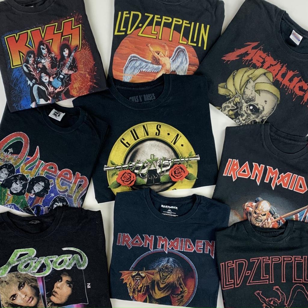 2000 Vintage Band T-shirts! Nieuwendijk 24 in Amsterdam!, Kleding | Heren, T-shirts, Ophalen, Overige kleuren, Overige maten, Zo goed als nieuw