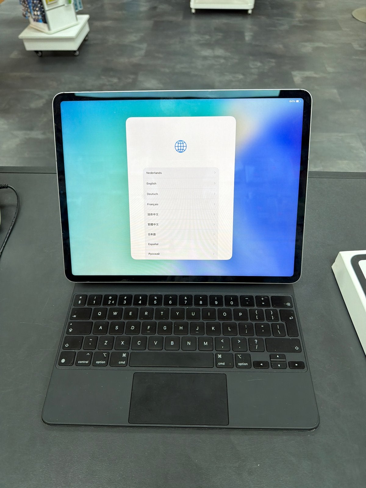 Apple iPad Pro 12.9 inch256GB WiFi + Cellular Magic Keyboard, Computers en Software, Apple iPads, 11 inch, Ophalen of Verzenden