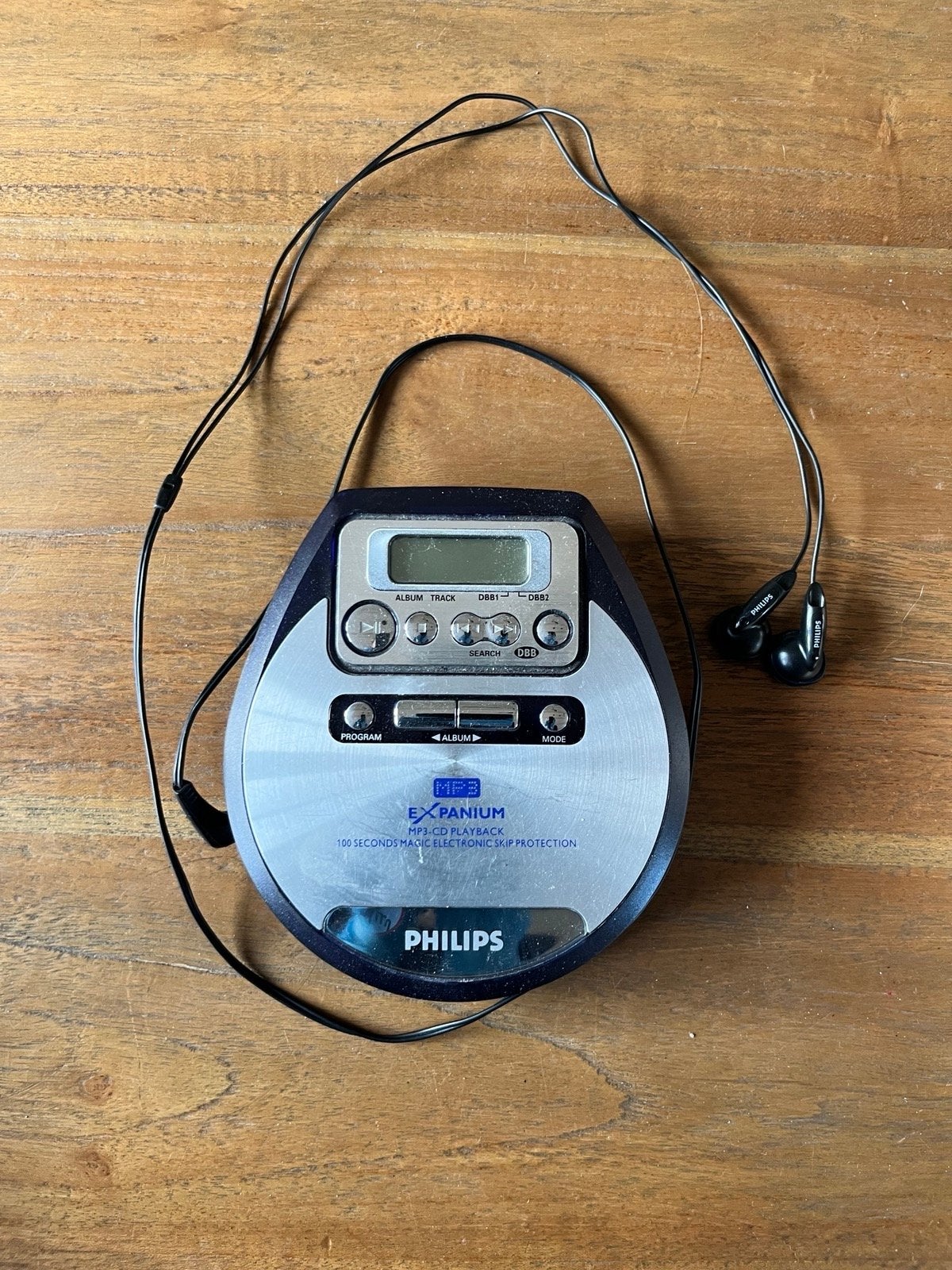 Philips EXPANIUM MP3 CD-speler met koptelefoon, Ophalen of Verzenden, Gebruikt, Philips, Draagbaar