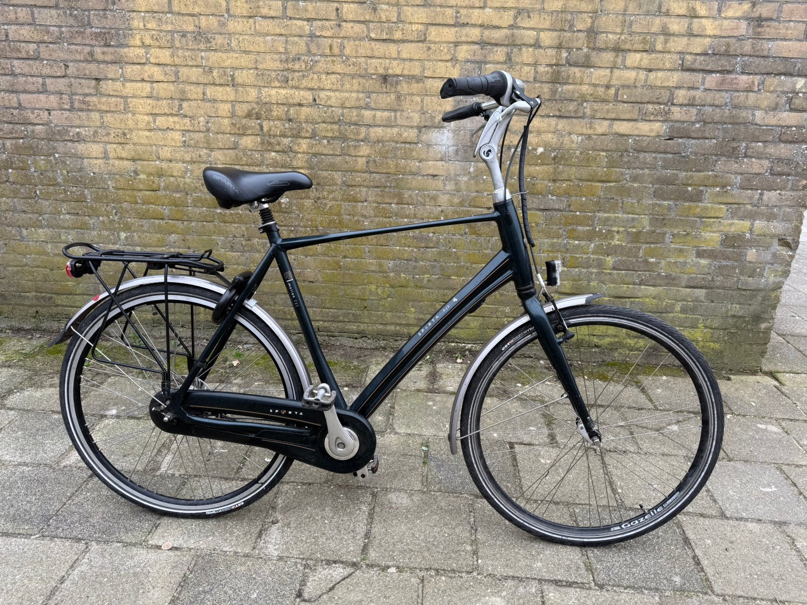 Nette Sparta c3 herenfiets 28” 61 cm 7 versnellingen, Vering, Zo goed als nieuw, 61 tot 65 cm, Trommelrem