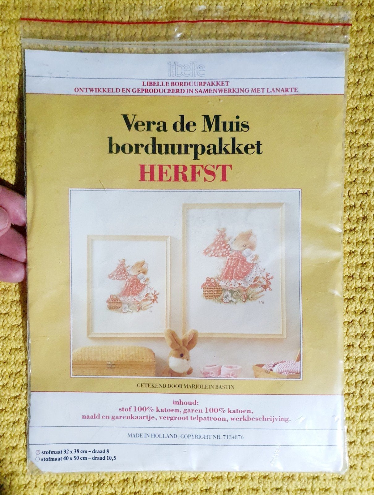 nieuw! zeldzaam lanarte marjolein bastin vera de muis herfst, Hobby en Vrije tijd, Verzenden, Nieuw, Borduurpakket