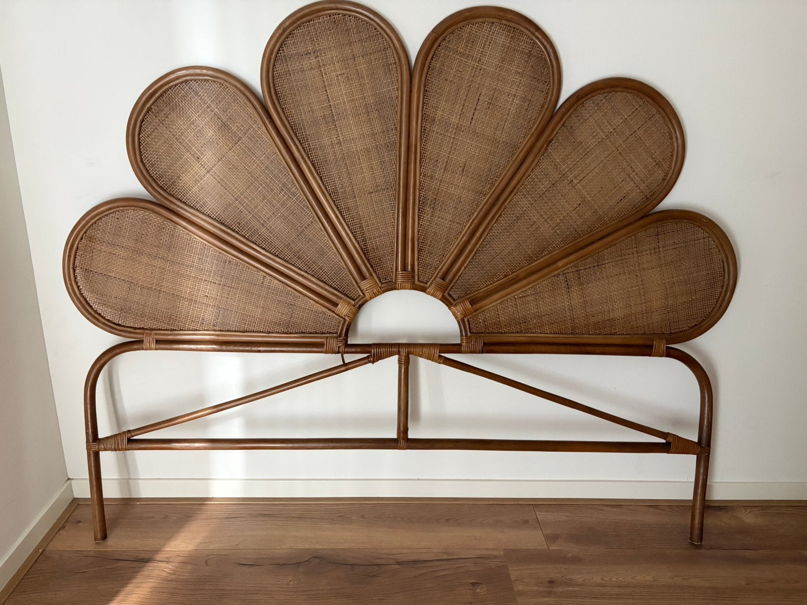 Rattan headboard Flores – La Redoute Intérieurs – 170 cm, Ophalen, Zo goed als nieuw, Tweepersoons, 150 tot 200 cm