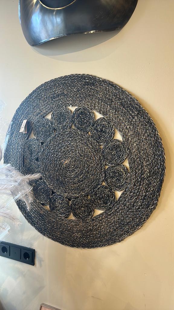 Wanddecoratie riet - Boho stijl wandhanger, 80 cm, Onbekend, Nieuw, Ophalen of Verzenden