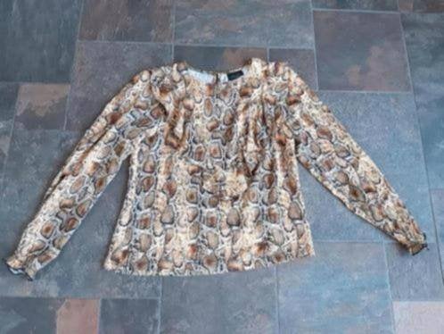 Zgan Slangenprint merk One Two Luxzuz maat M, Kleding | Dames, Maat 38/40 (M), Bruin, Ophalen of Verzenden, Zo goed als nieuw