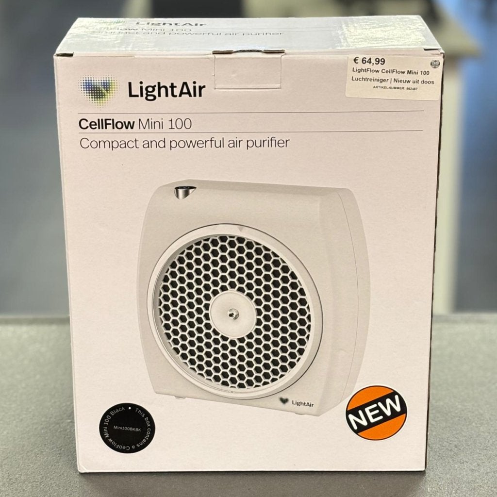 LightFlow CellFlow Mini 100 Luchtreiniger | Nieuw uit doos, Flex Ltd., Zo goed als nieuw, https://flex.com/contact-us, Nobelstraat 10, 5807 GA Oostrum LB, Limburg, Nederland