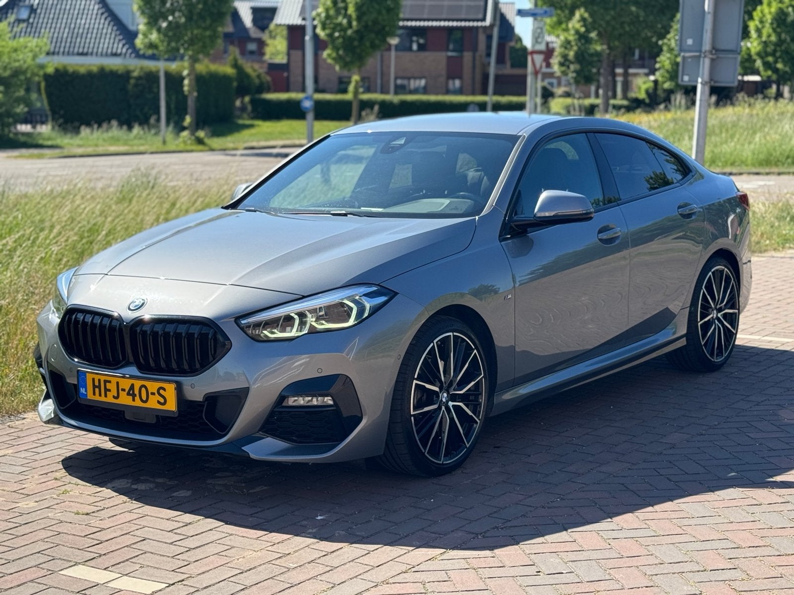 BMW 2-Serie Gran Coupé 218i Aut M sportpakket, Auto's, 136 pk, Zwart, 1350 kg, Leder en Stof