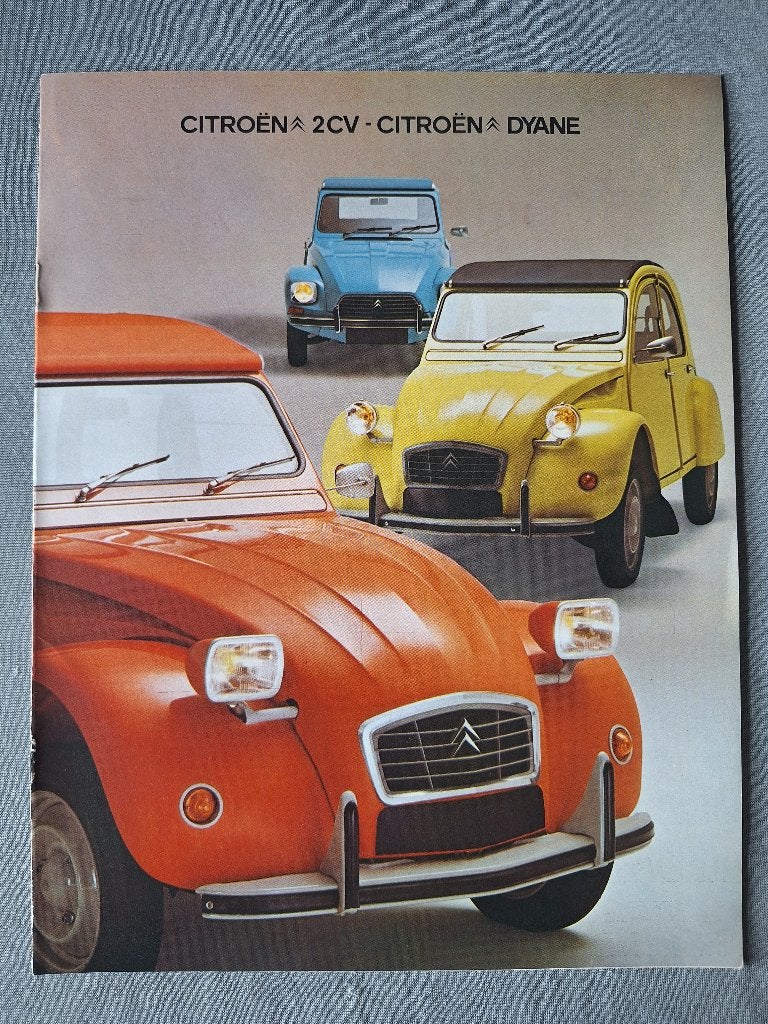 Brochure CITROEN 2CV - DYANE - 1975 NL, Verzenden, Gelezen, Citroën