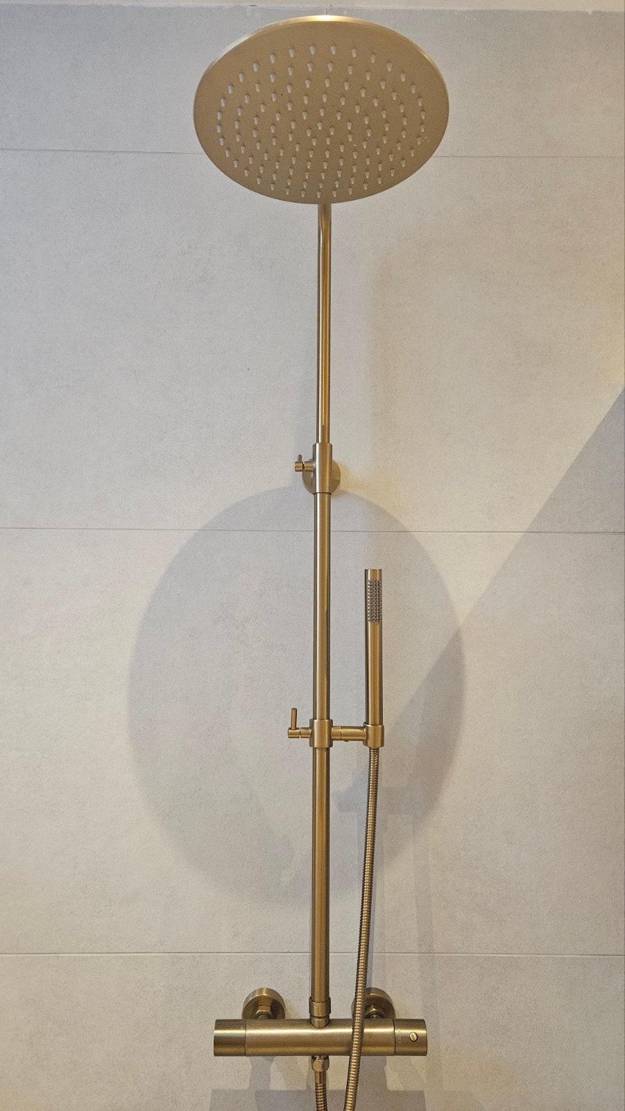 Tegels Corsica betonlook wit 60x60 (4,32 m²), Ophalen, 60 cm of meer, Nieuw, Vloertegels