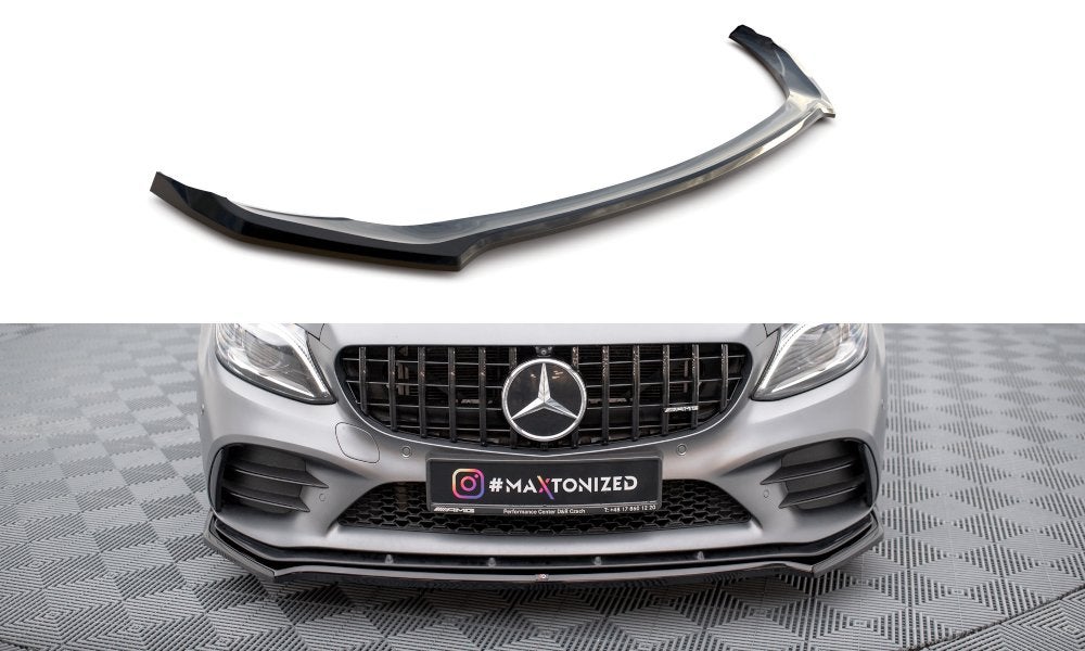 Voorlip splitter frontlip C-Klasse C43 AMG Coupe C205 18-21, Ophalen of Verzenden