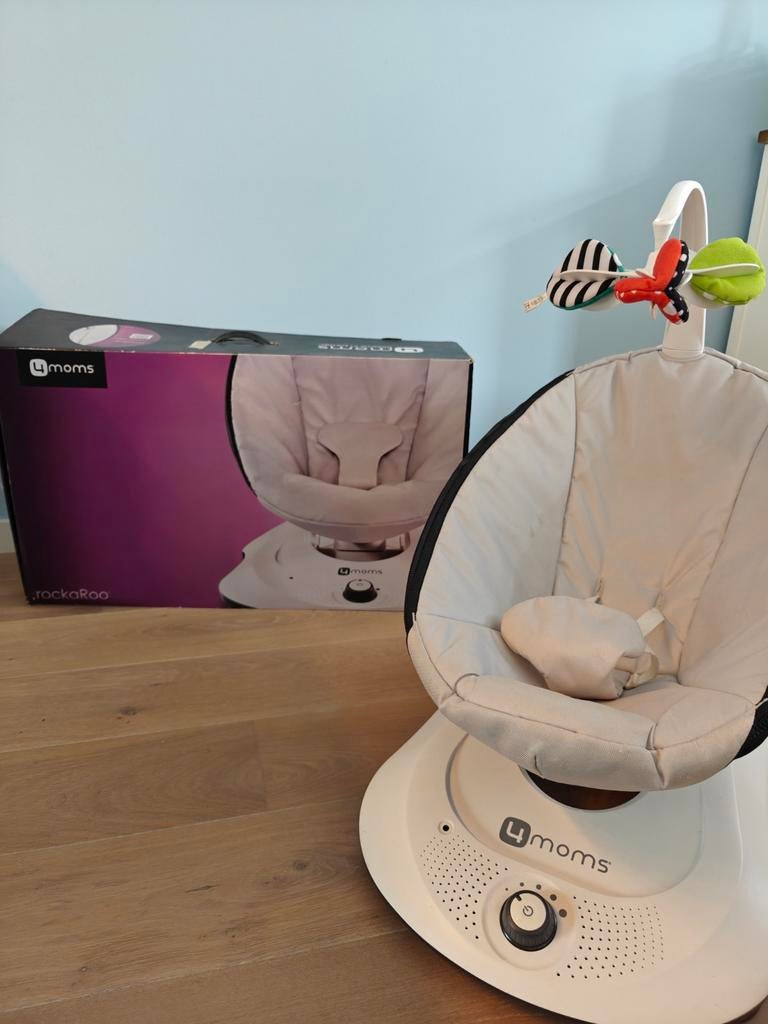 4moms Wipstoel rockaRoo classic grey, Gebruikt, Verstelbaar, Wipstoel, Ophalen