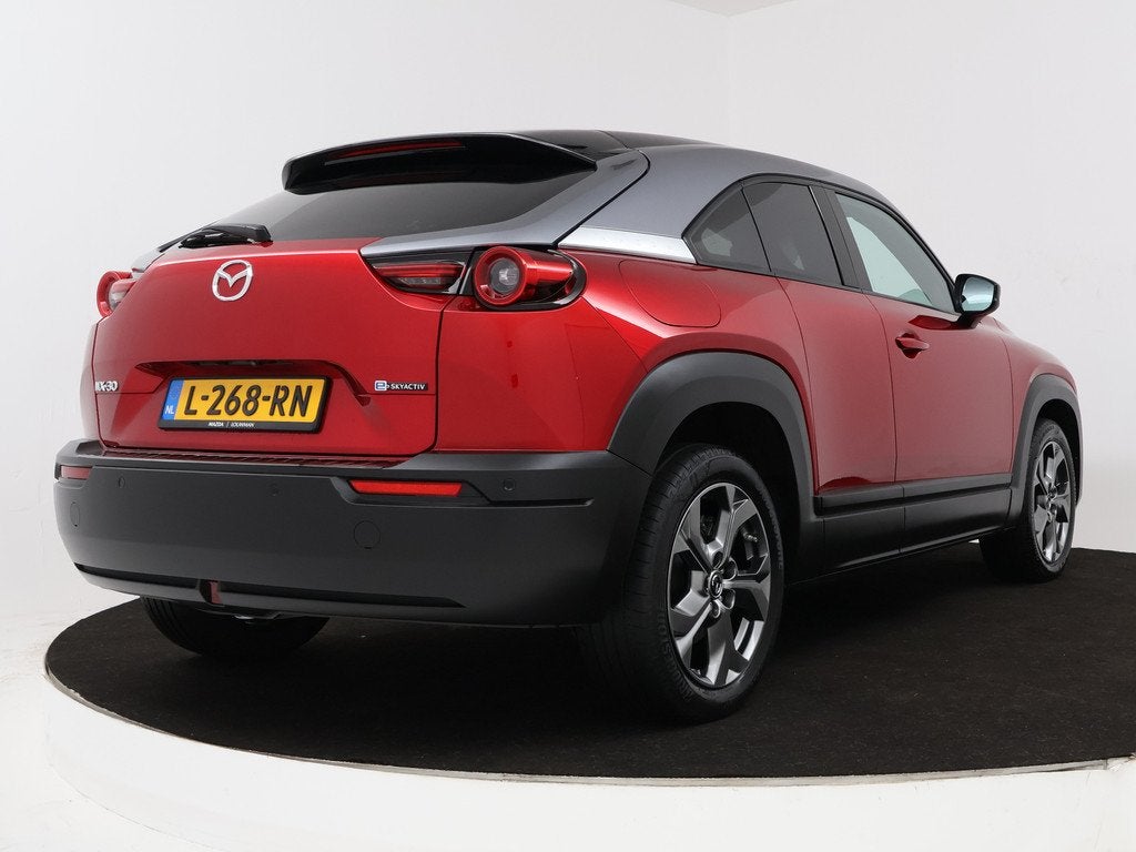Mazda MX-30 e-SkyActiv 145 Comfort 36 kWh | Navigatie / Carp, Auto's, Mazda, Gebruikt, 35 kWh, Leder en Stof, Origineel Nederlands