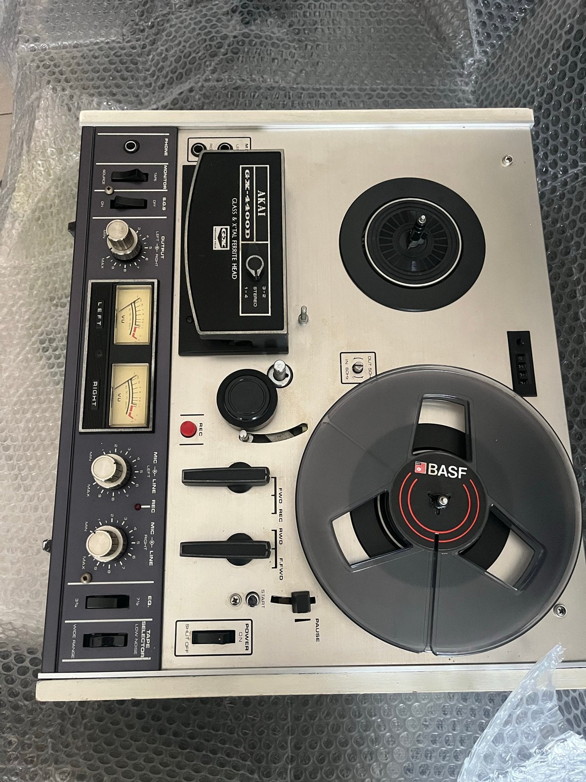 Akai GX-4400D Bandrecorder - Vintage Audio, Ophalen of Verzenden, Bandrecorder, Met banden