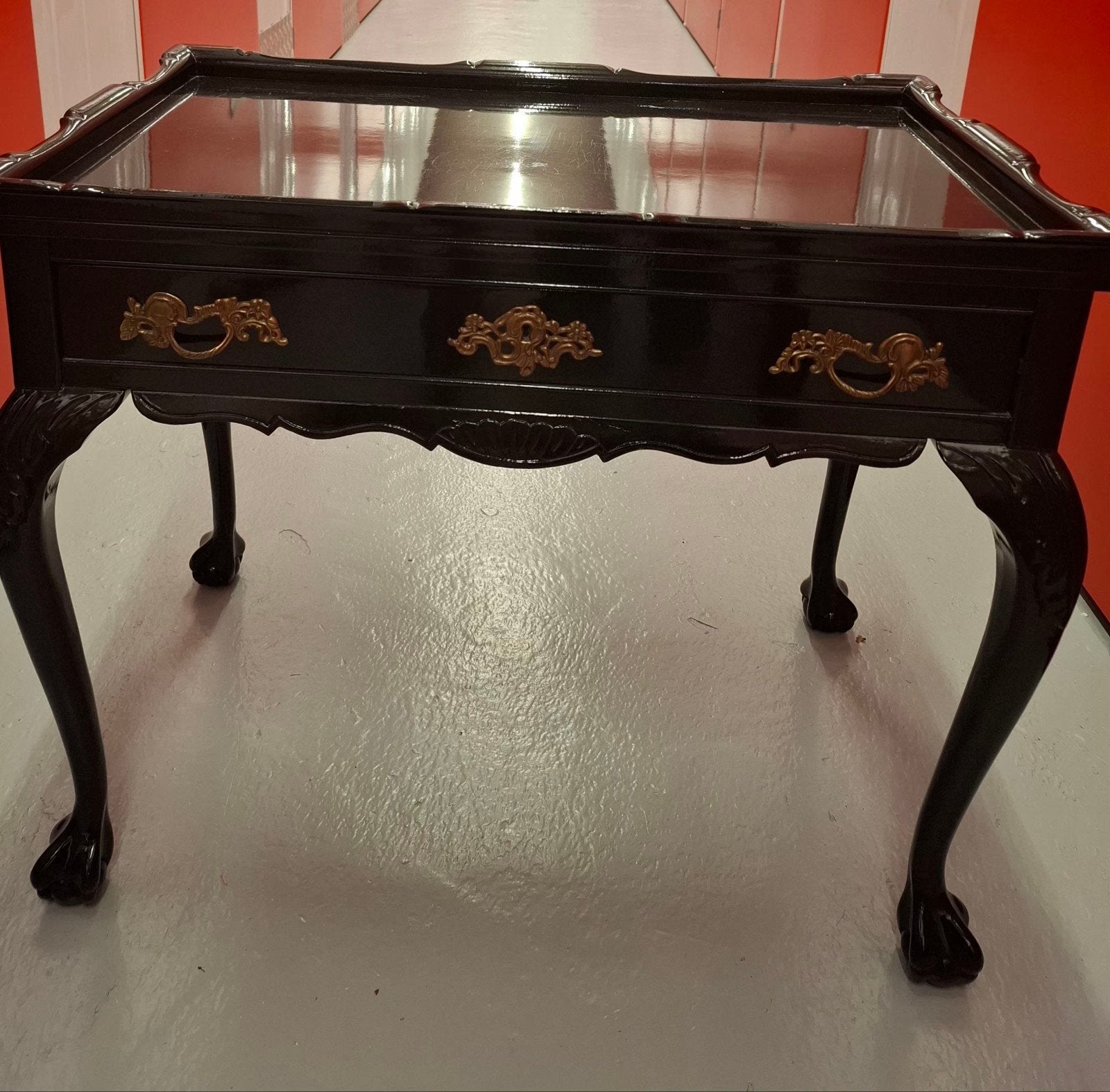 Sidetable zwart, Ophalen