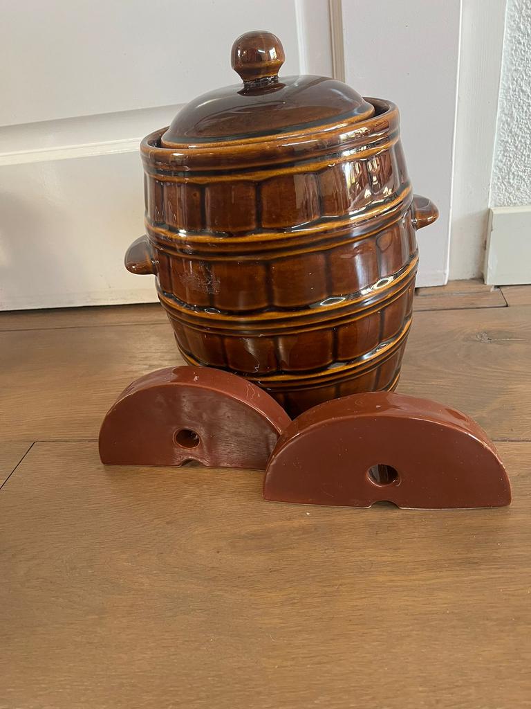 Fermenteerpot, Huis en Inrichting, Ophalen, Zo goed als nieuw, Overige materialen, Pot, Bus of Blik