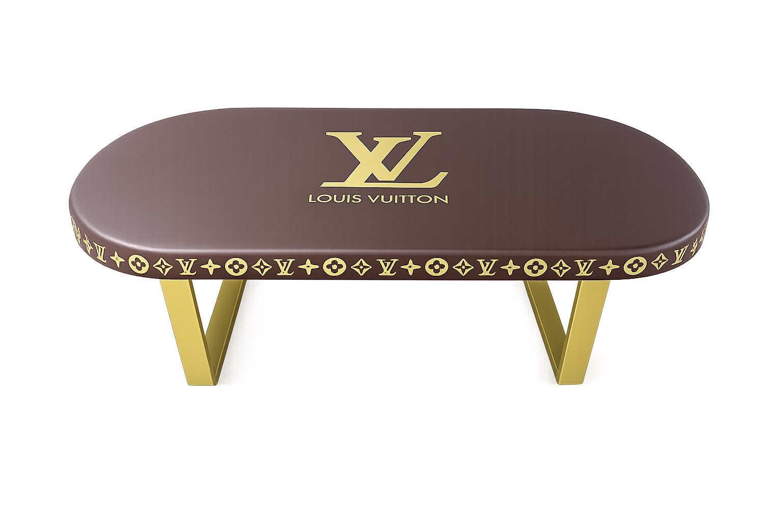 Unieke LV Style Luxury Salontafel Louis Vuitton F1, Huis en Inrichting, Tafels | Salontafels, Ophalen, Gebruikt, 100 tot 150 cm