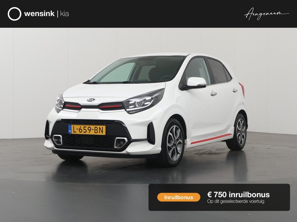 Kia Picanto 1.0 DPi GT-Line | Navigatie | Parkeercamera | Le, Auto's, Kia, Bedrijf, Te koop, Picanto, ABS, Achteruitrijcamera
