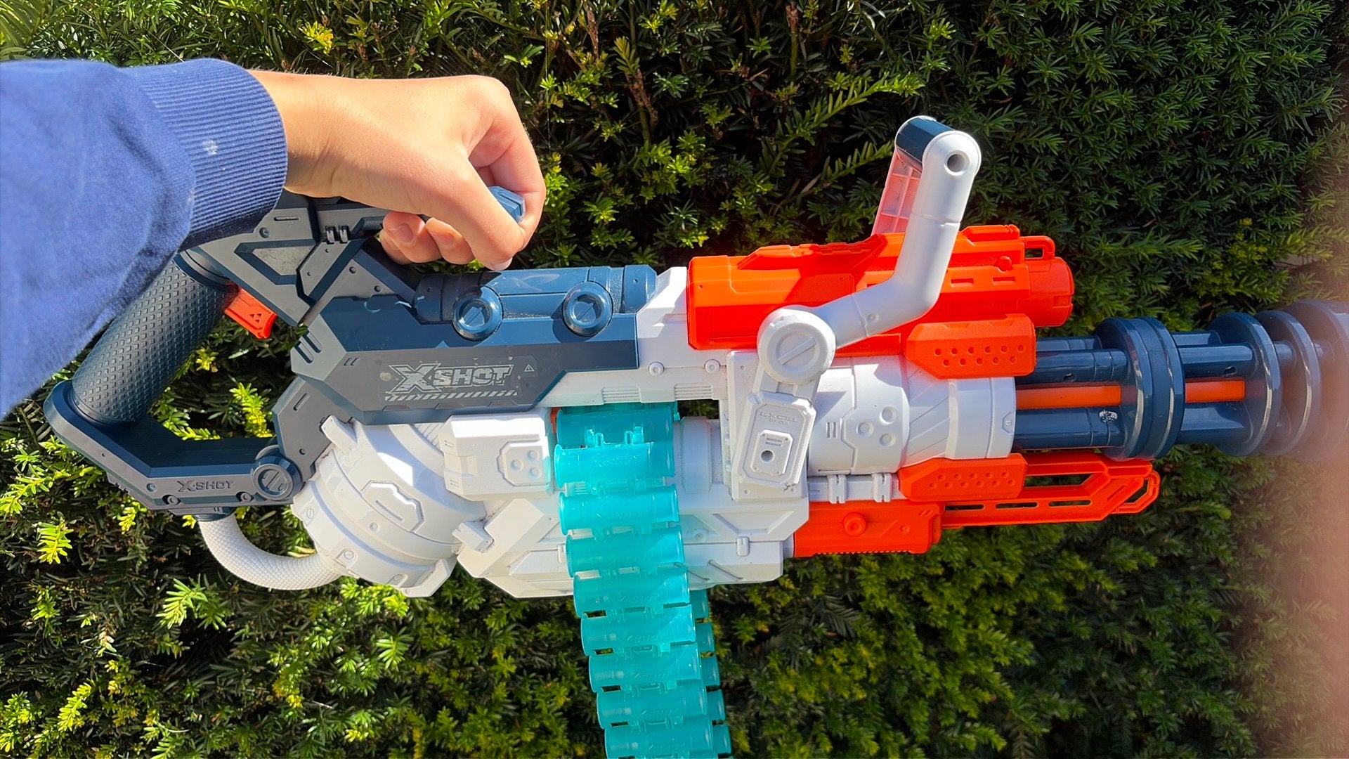 Xshot nerf minigun, Ophalen of Verzenden, Zo goed als nieuw