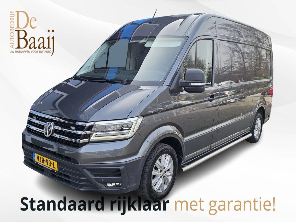 Volkswagen Crafter 35 2.0 TDI L3H3 | Automaat (bj 2021), Stof, Gebruikt, 4 cilinders, Met garantie (alle)