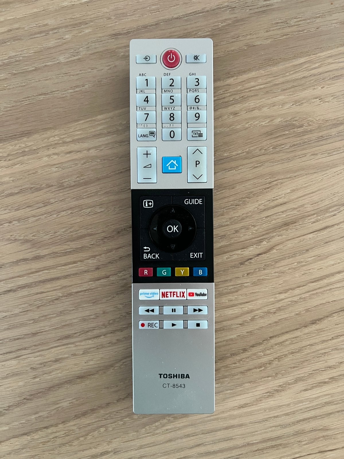 Toshiba CT-8543 afstandsbediening, Ophalen of Verzenden, Gebruikt, Origineel, Tv