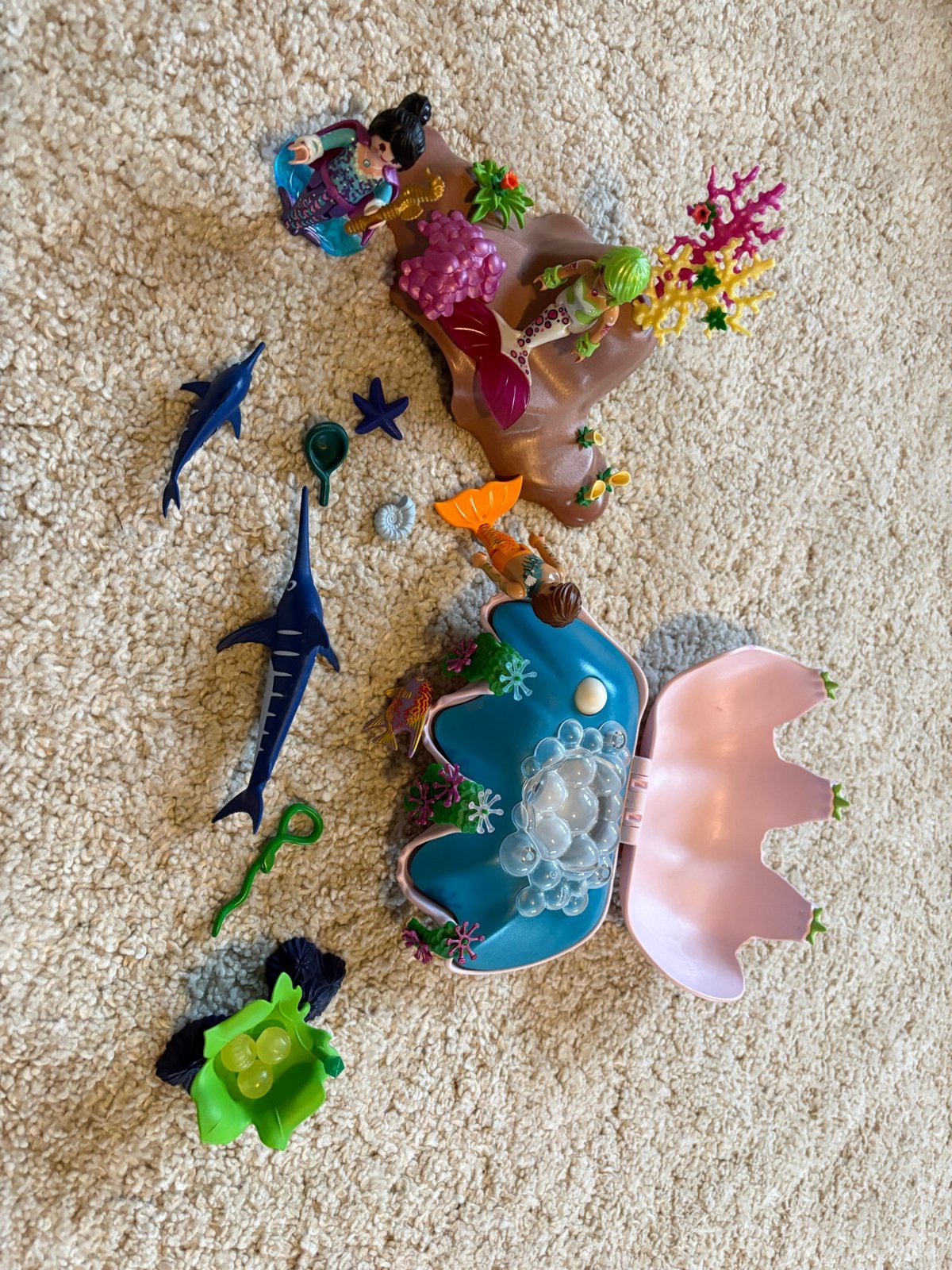 Playmobil Zeemeerminnen Nachtlamp 70095, Ophalen of Verzenden, Gebruikt