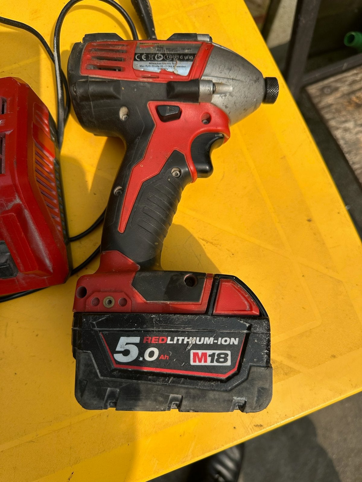 Milawkee 18 V, Ophalen, Gebruikt, Boormachine