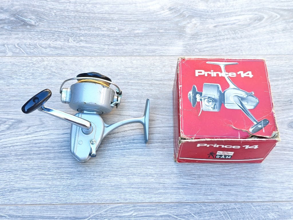 Vintage molen dam prince 14 - made in west germany + doos, Watersport en Boten, Ophalen of Verzenden, Gebruikt, Molen