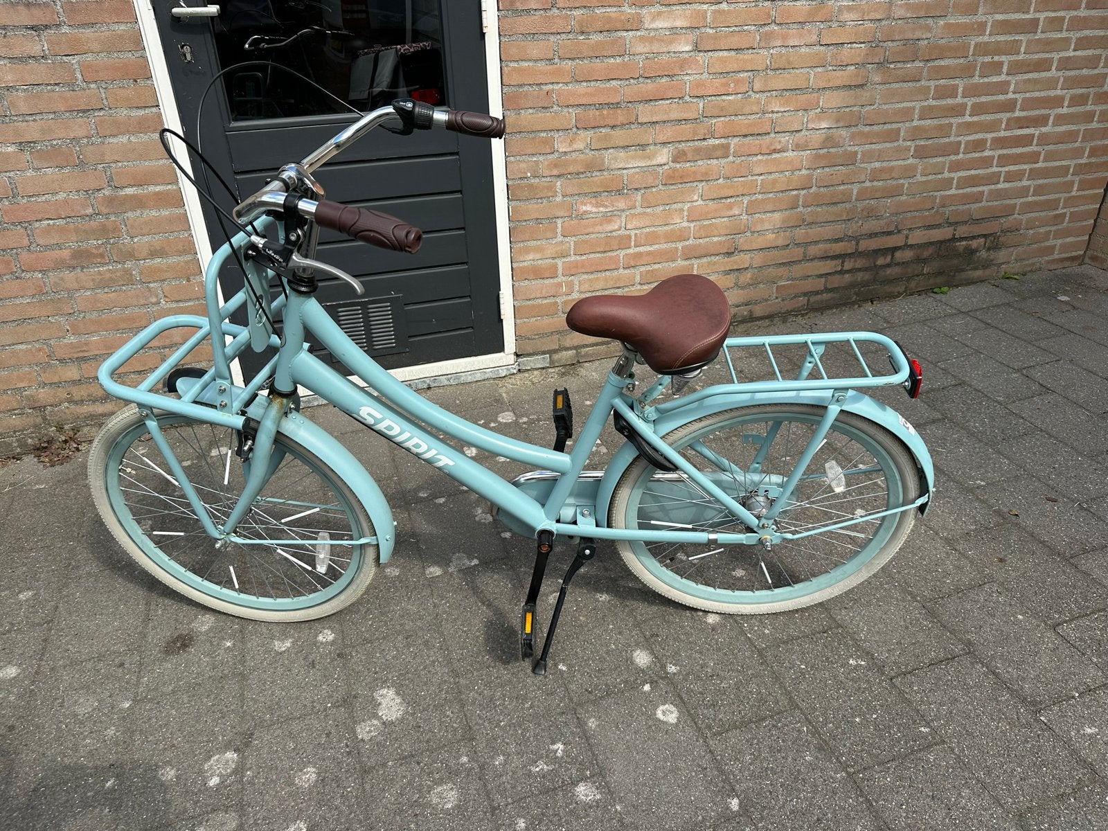 Meisjesfiets spirit met rekje, Fietsen en Brommers, Fietsen | Dames | Damesfietsen, Minder dan 47 cm, Ophalen, Gebruikt, Overige merken